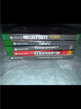 Xbox One Game Bundle - Mixed Titles in Green Cases
